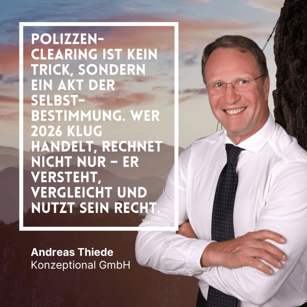 Polizzen Clearing Österreich - Andreas Thiede