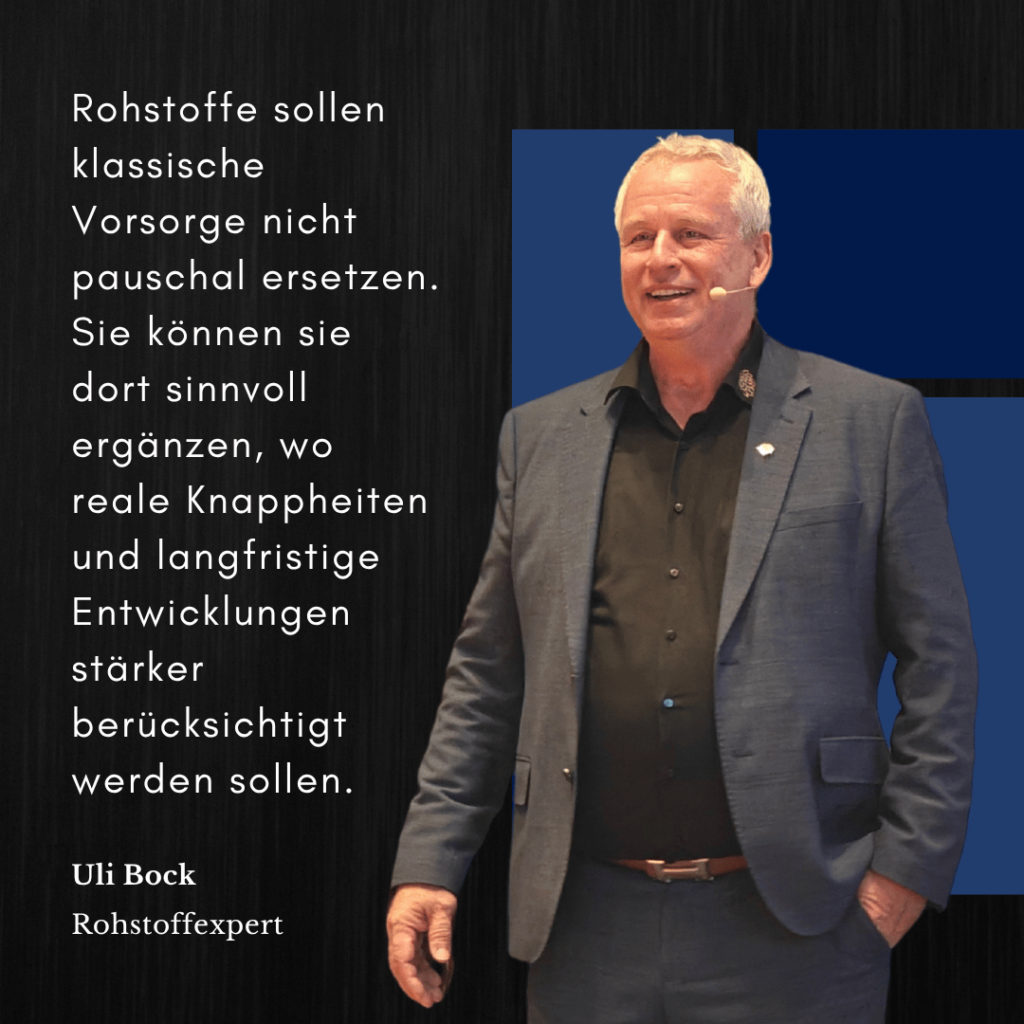 Investment in Rohstoffe - Seltene Erden Select mit Uli Bock
